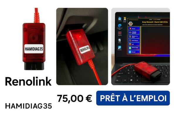 Renolink Renault Dacia – Reprog UCH + Airbag | HamiDiag35 – Image 5