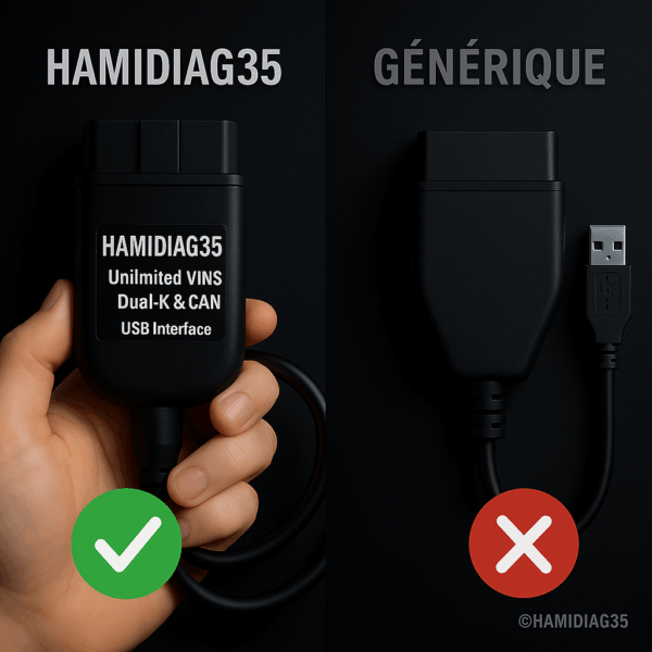 Interface diagnostic VAG 2017 HAMIDIAG35
