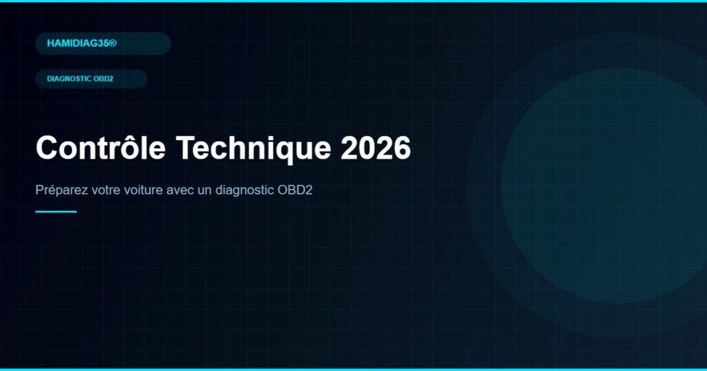 Contrôle Technique 2026 – HAMIDIAG35