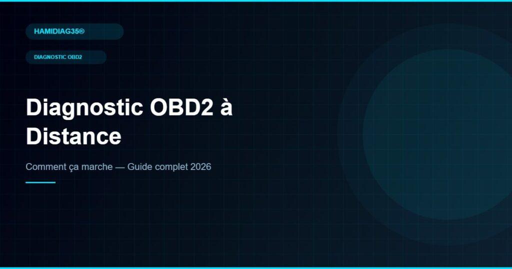Diagnostic OBD2 à Distance – HAMIDIAG35