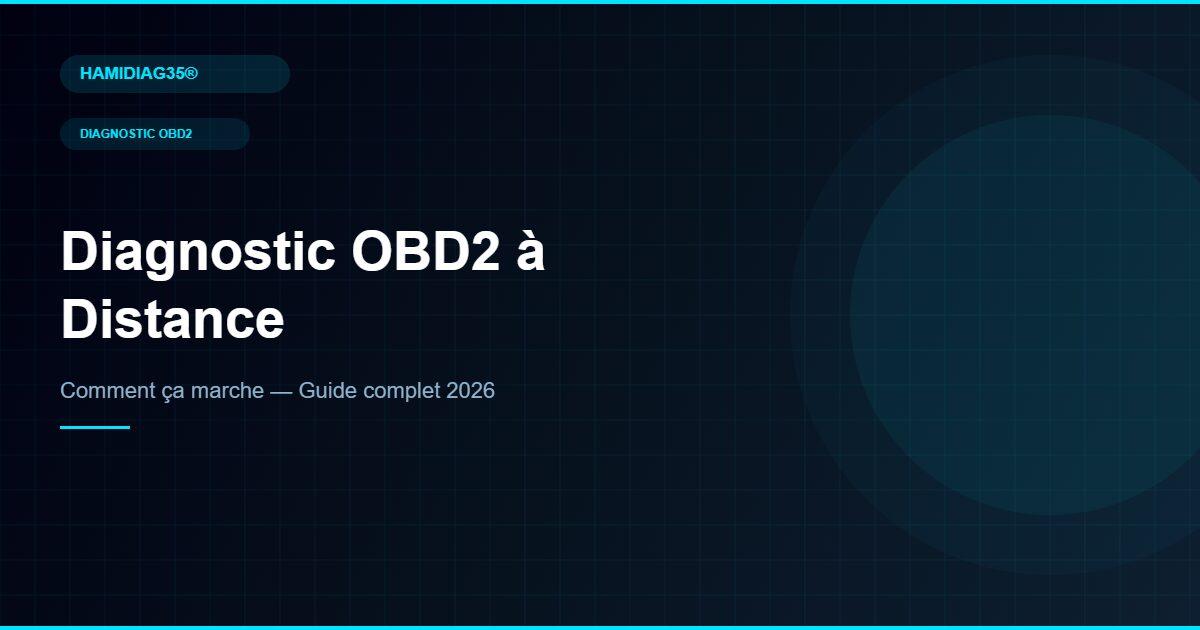 Diagnostic OBD2 à distance — HAMIDIAG35