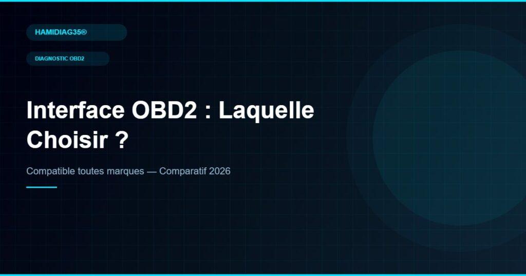 Interface OBD2 : Laquelle Choisir ? – HAMIDIAG35