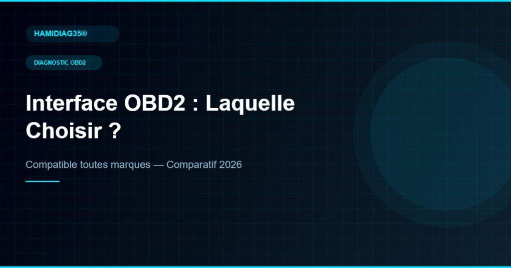 Interface OBD2 : Laquelle Choisir ? – HAMIDIAG35