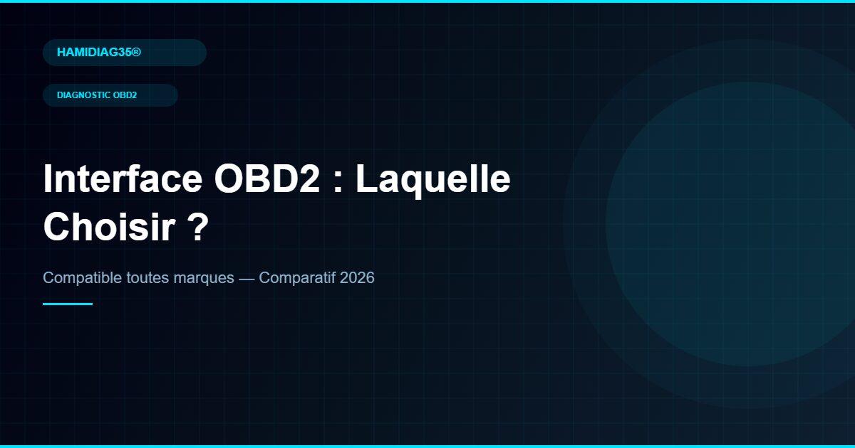 Interface OBD2 toutes marques — HAMIDIAG35