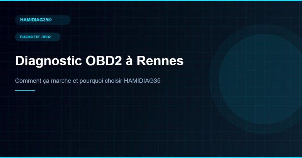 Diagnostic OBD2 à Rennes – HAMIDIAG35