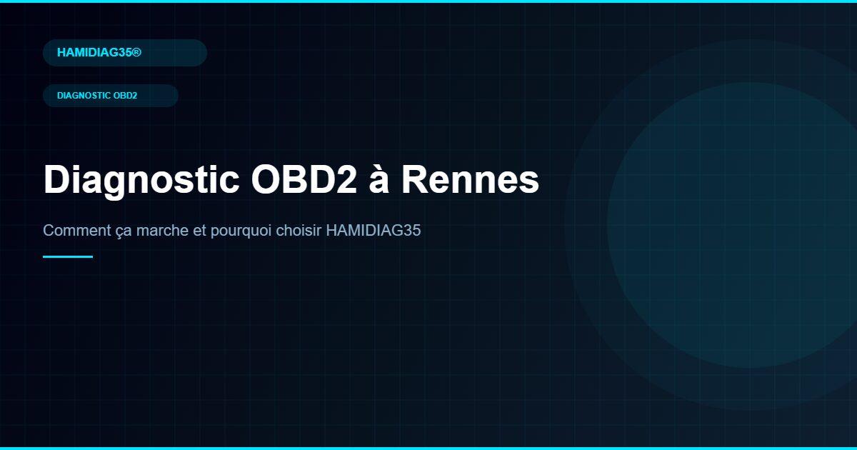 Diagnostic auto OBD2 à Rennes — HAMIDIAG35
