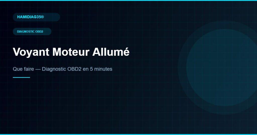 Voyant Moteur Allumé – HAMIDIAG35